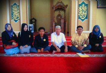 Rombongan KKN STAI Tuanku Tambusai Sambangi Masjid Raya Kunto Darussalam